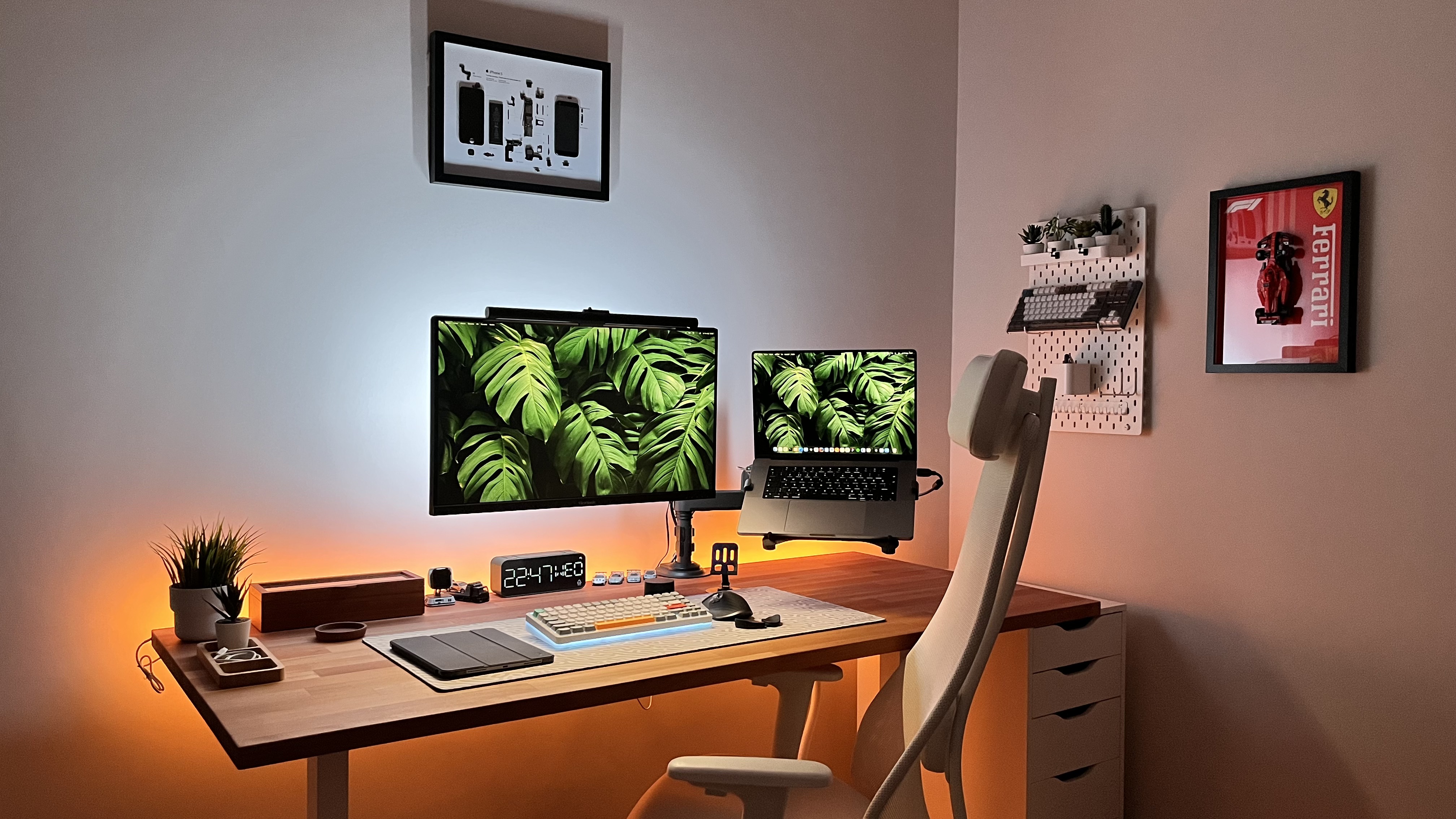 Desk setup